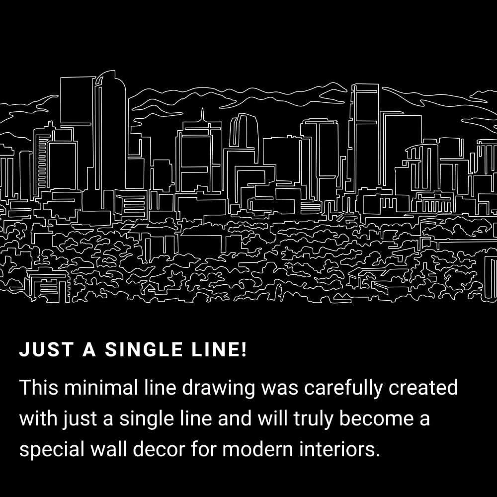denver line drawing