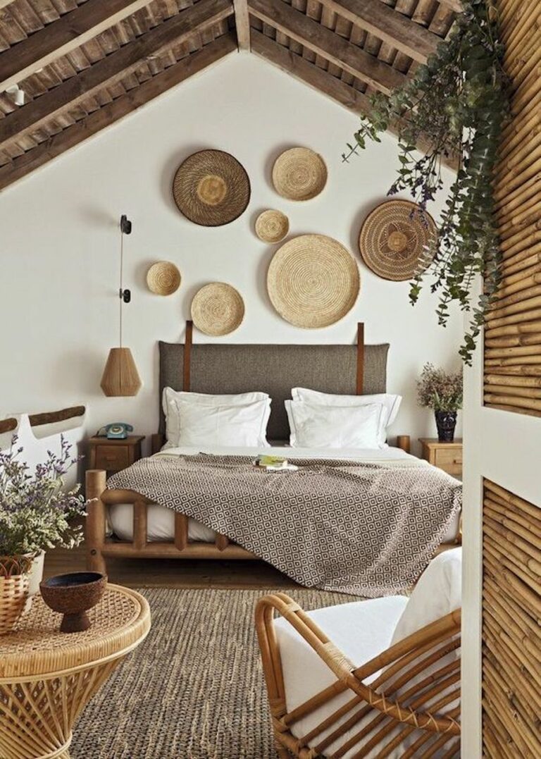 Modern Balinese Style Interior Design Bali Home Decor Bedroom Hanging Baskets 768x1077 
